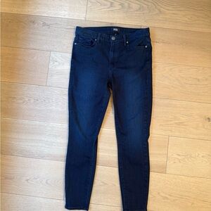 PAIGE Women's Dark Blue Skinny Jeans